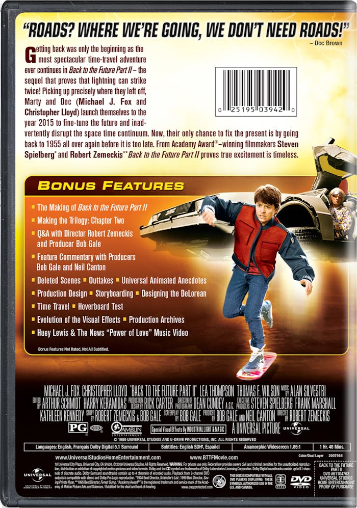 Back to the Future: Part 2 (DVD Special Edition) [DVD]