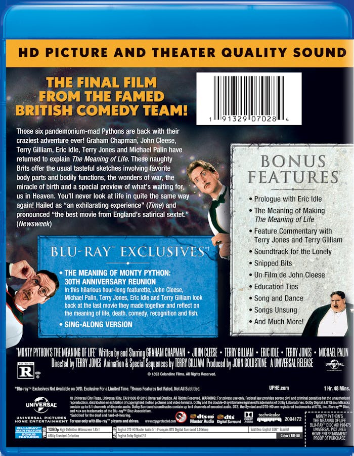 Monty Python's the Meaning of Life (30th Anniversary Edition) [Blu-ray]
