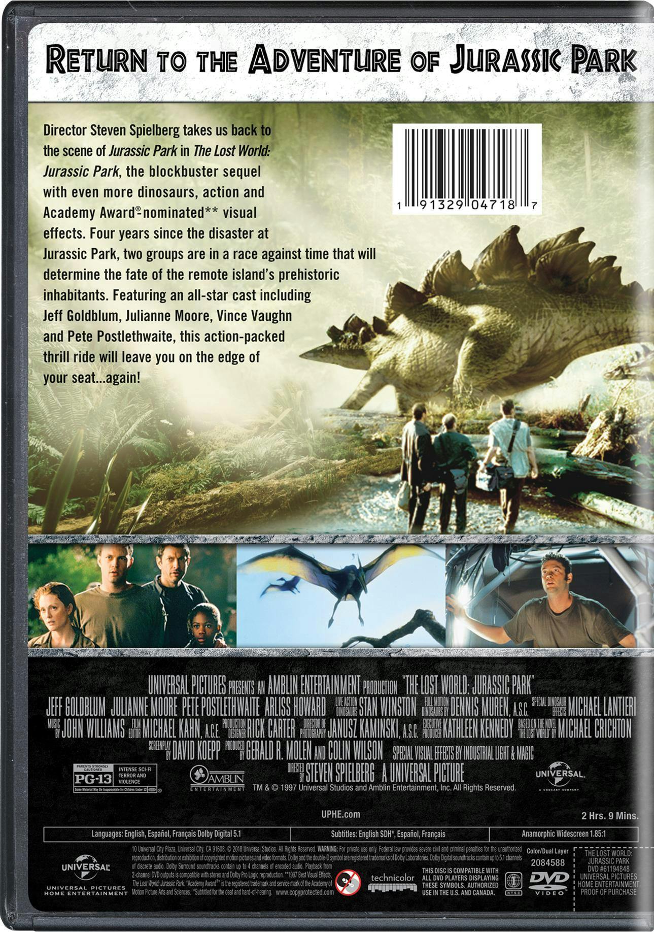 Buy The Lost World - Jurassic Park DVD New Box Art DVD | GRUV