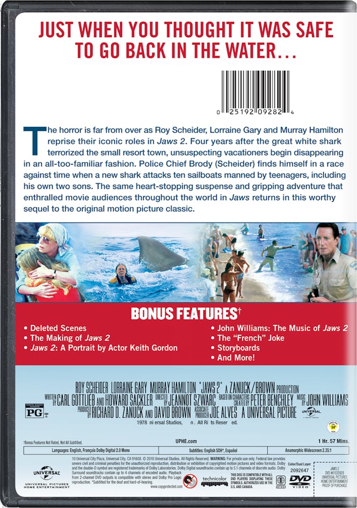 Jaws 2 [DVD]