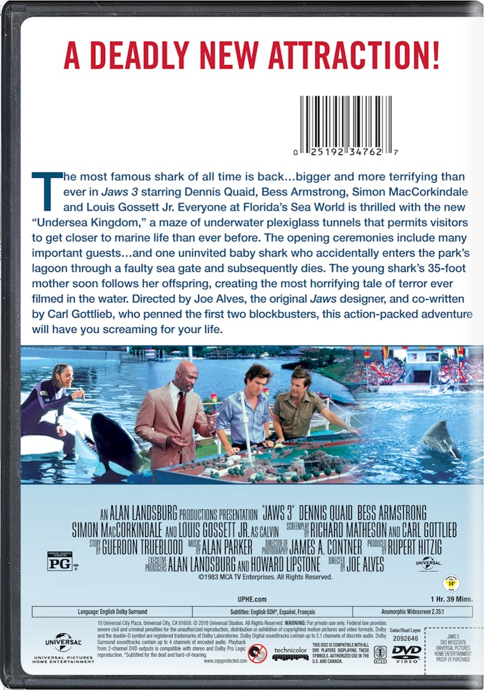 Jaws 3 [DVD]