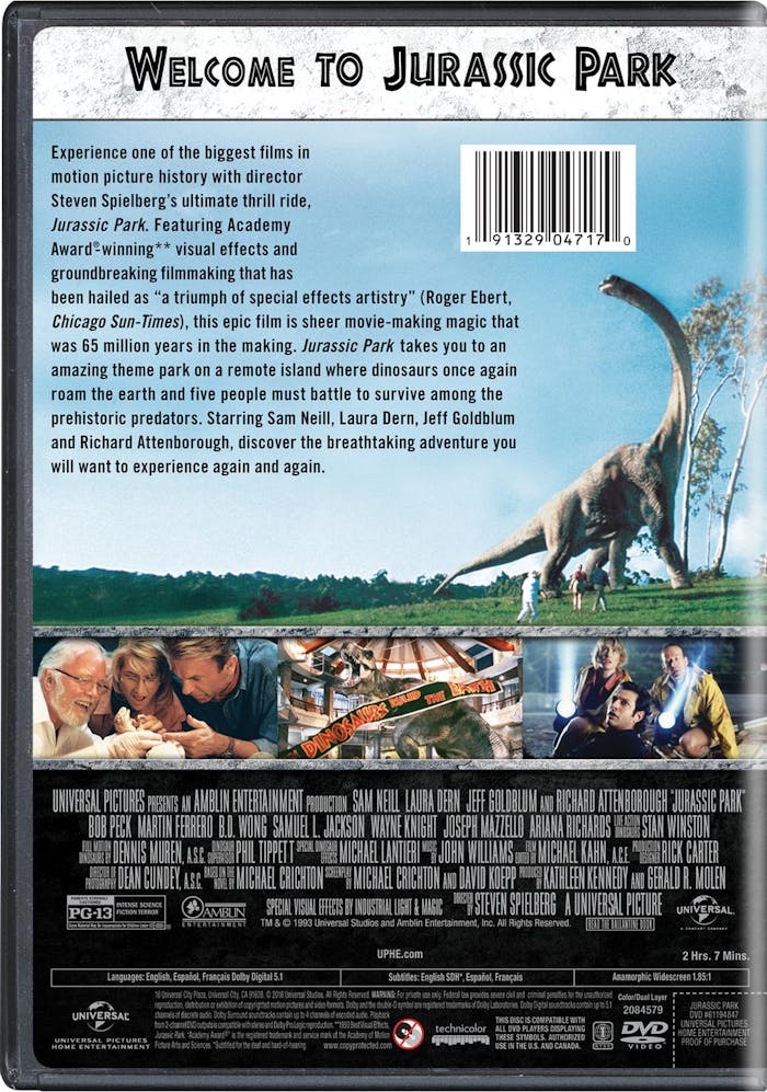 Jurassic Park (DVD New Box Art) [DVD]