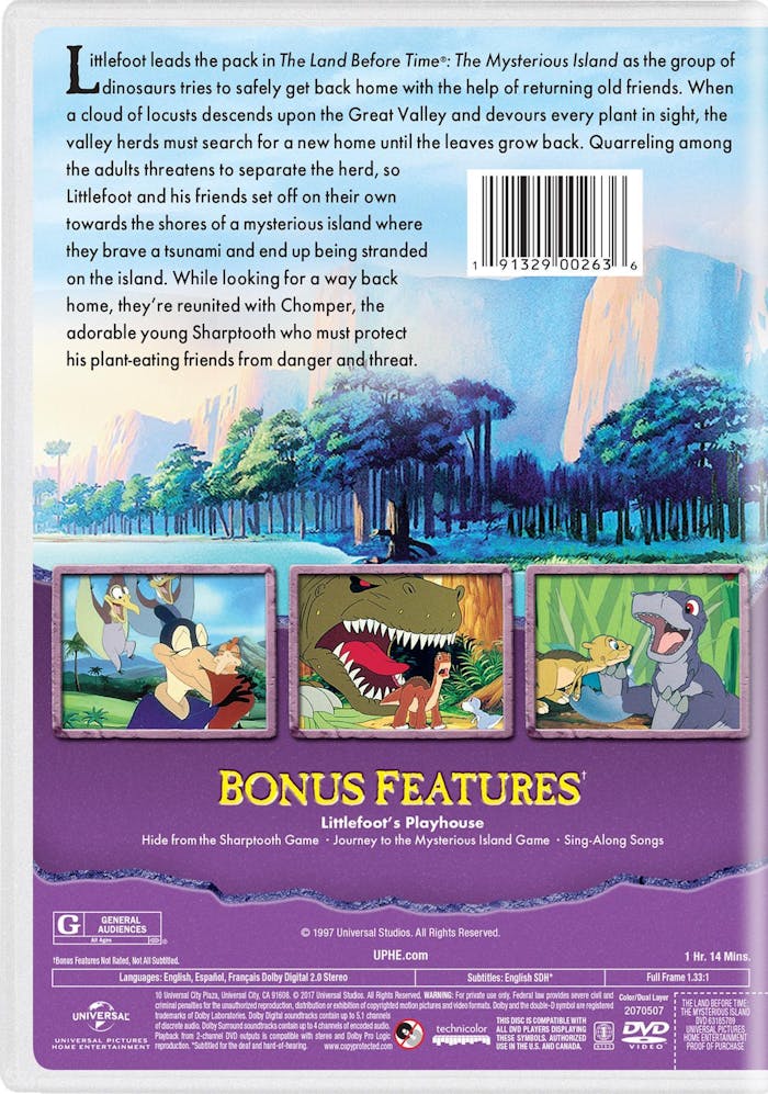 The Land Before Time 5 - The Mysterious Island [DVD]