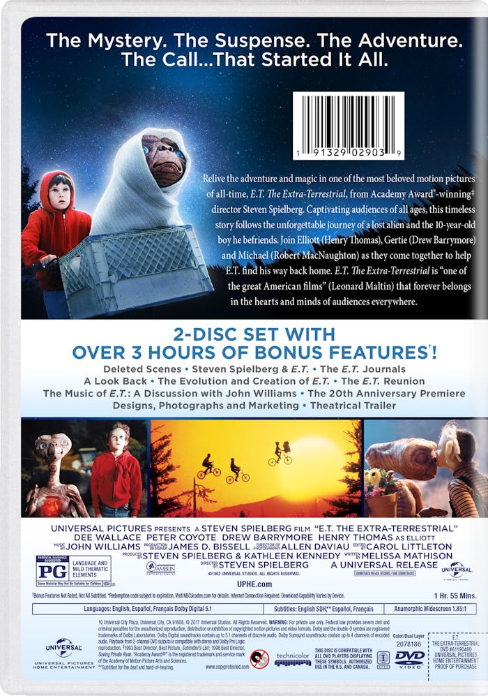 E.T. The Extra Terrestrial (DVD + Digital) [DVD]