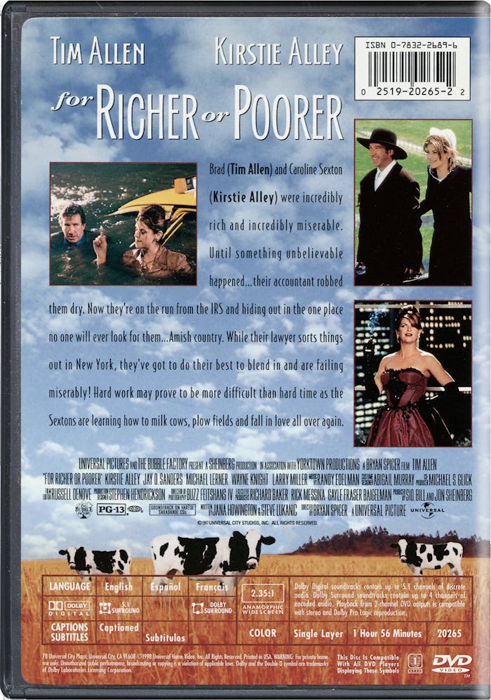 For Richer Or Poorer [DVD]