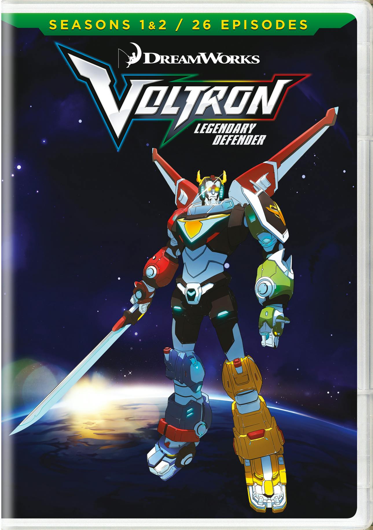 Voltron Legendary Defender Seasons 1 2 DVD Set DVD
