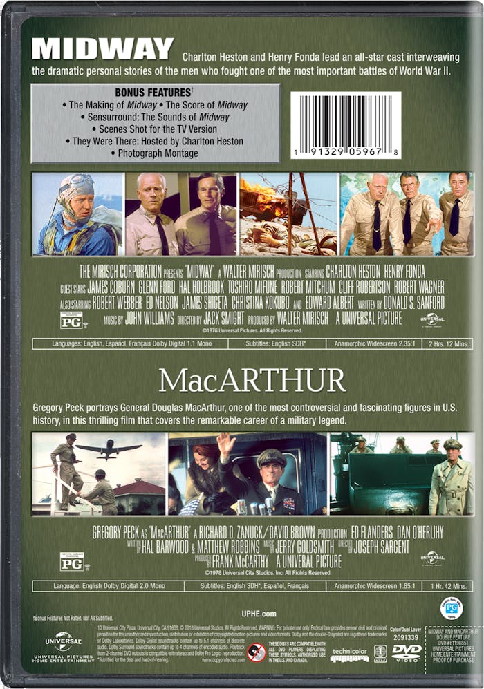 Midway/MacArthur (DVD Double Feature) [DVD]