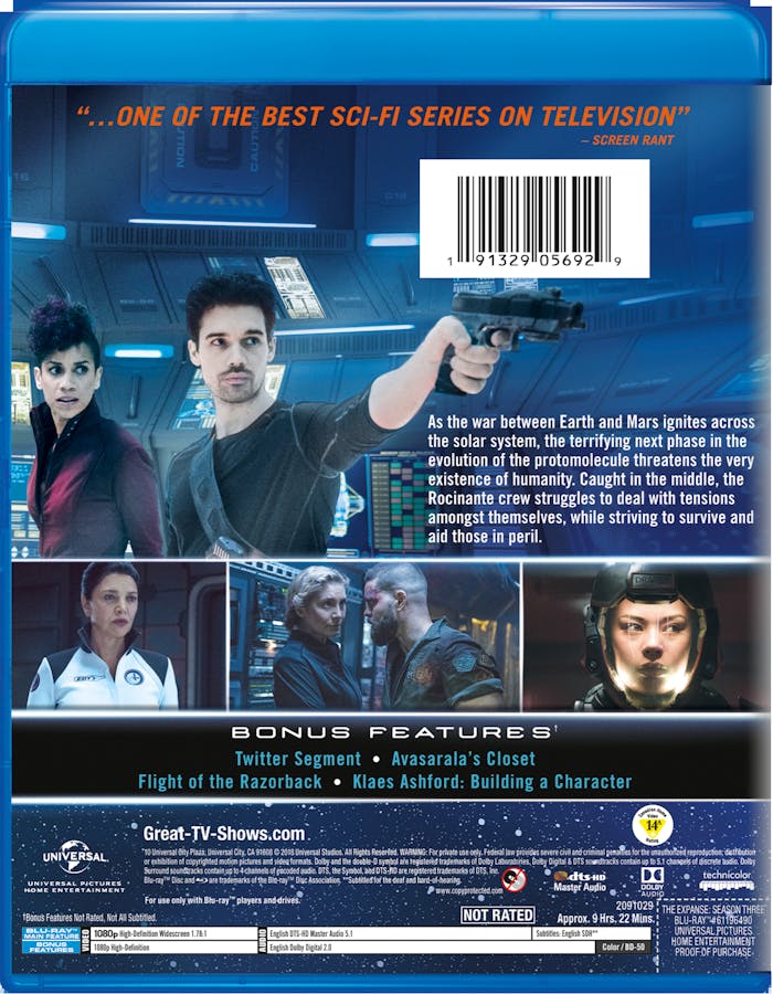 The Expanse: Season Three (Blu-ray + Digital HD) [Blu-ray]