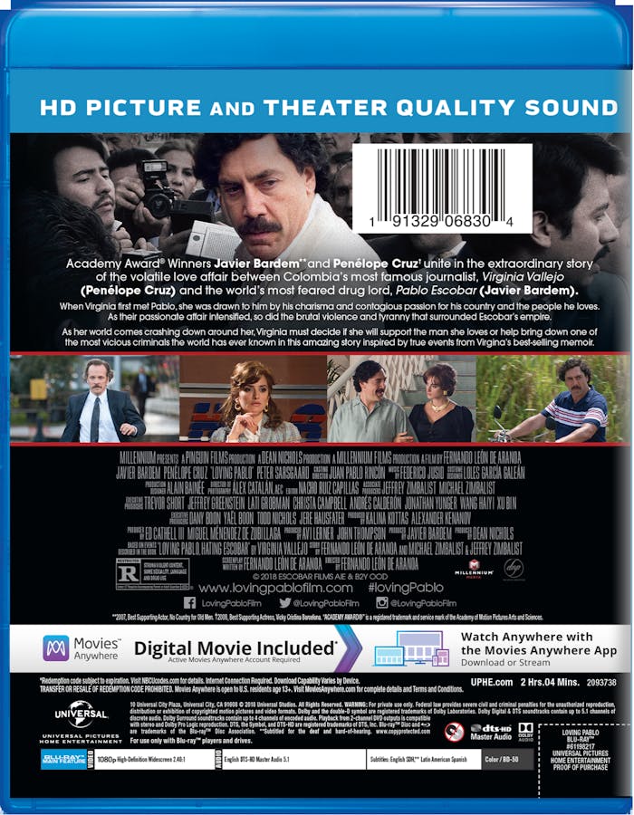 Loving Pablo (Blu-ray + Digital HD) [Blu-ray]