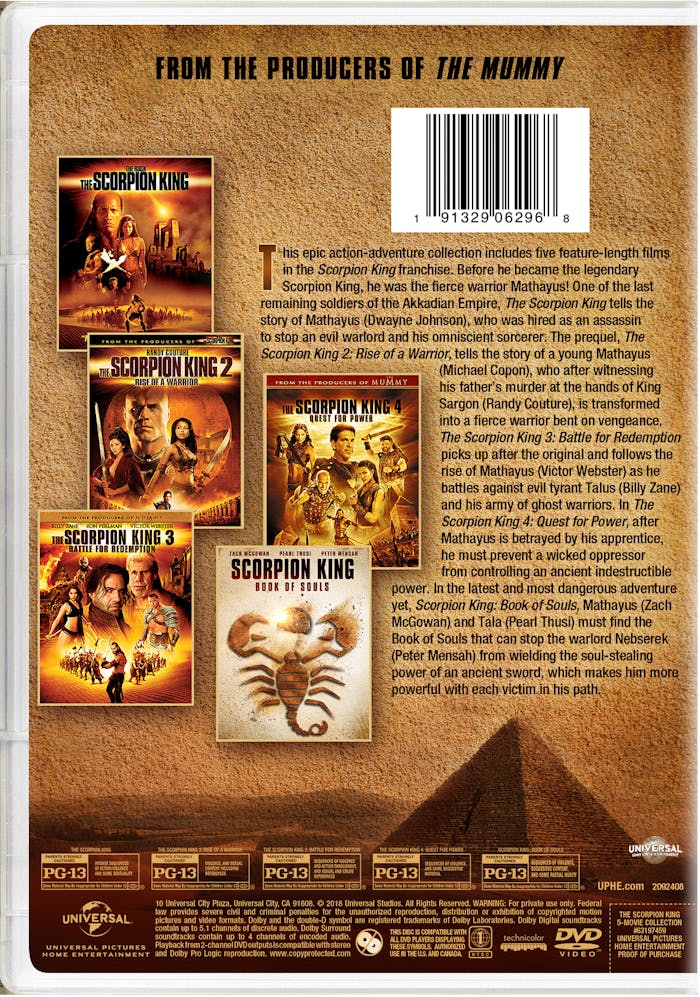 The Scorpion King: 5-movie Collection (DVD Set) [DVD]