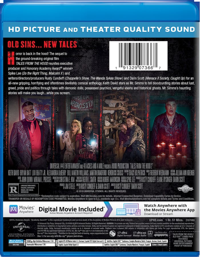 Tales from the Hood 2 (DVD + Digital) [Blu-ray]
