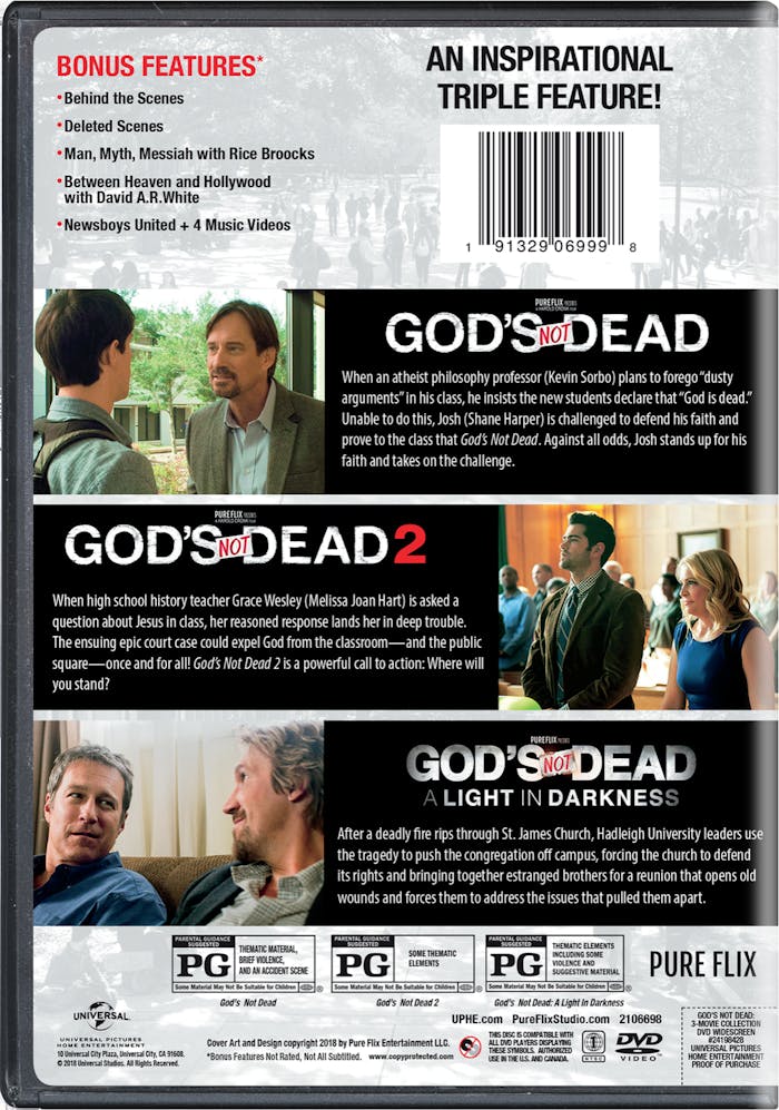 God's Not Dead: 3-movie Collection (DVD Triple Feature) [DVD]