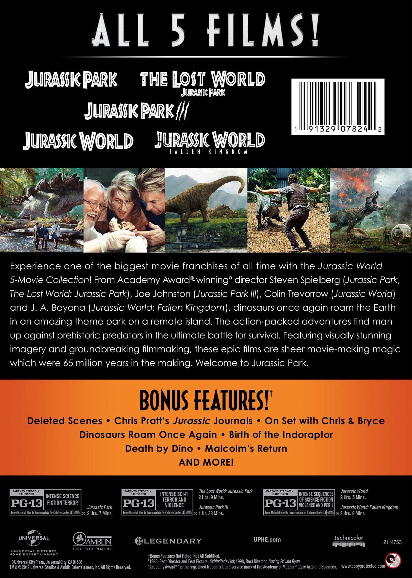 Buy Jurassic World: 5-movie Collection DVD | GRUV