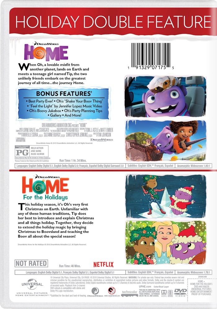 Home/Home: For the Holidays (DVD Double Feature) [DVD]