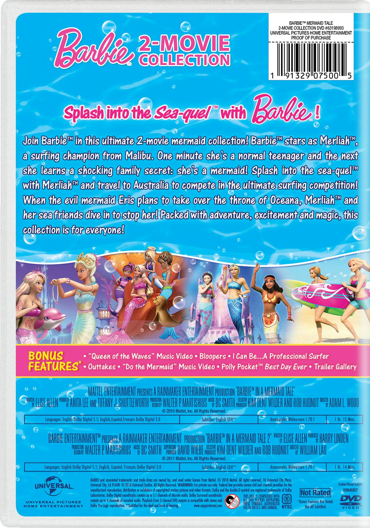 Buy Barbie in a Mermaid Tale Barbie in a Mermaid Tale DVD Double Feature DVD GRUV