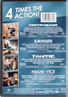 Contraband/Savages/Traffic/Miami Vice (DVD Set) [DVD] - Back