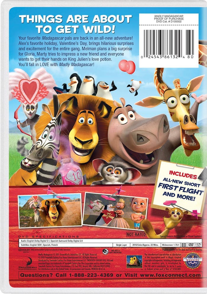 Madly Madagascar [DVD]