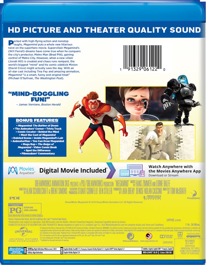 Megamind (Blu-ray New Box Art) [Blu-ray]