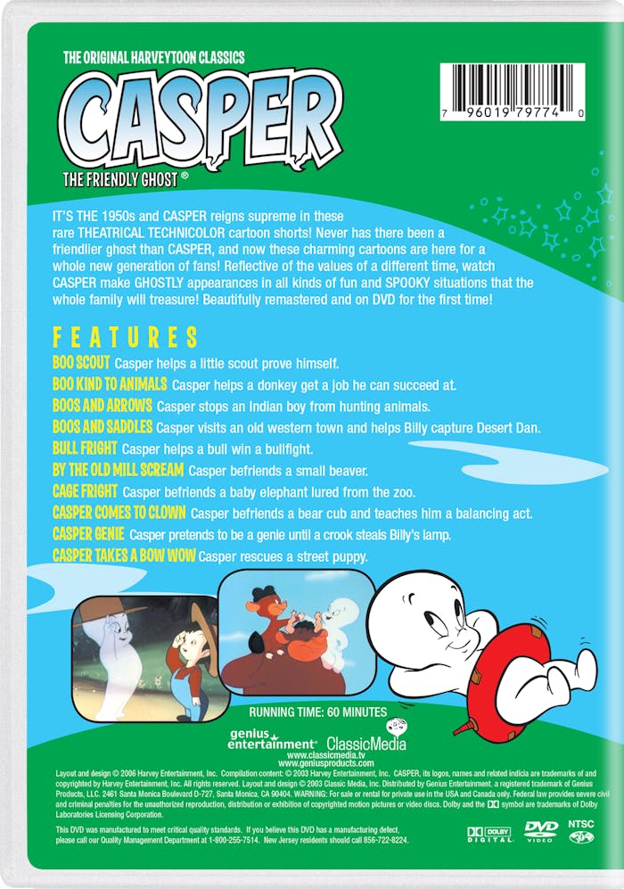 Casper the Friendly Ghost: By the Old Mill Scream [DVD]