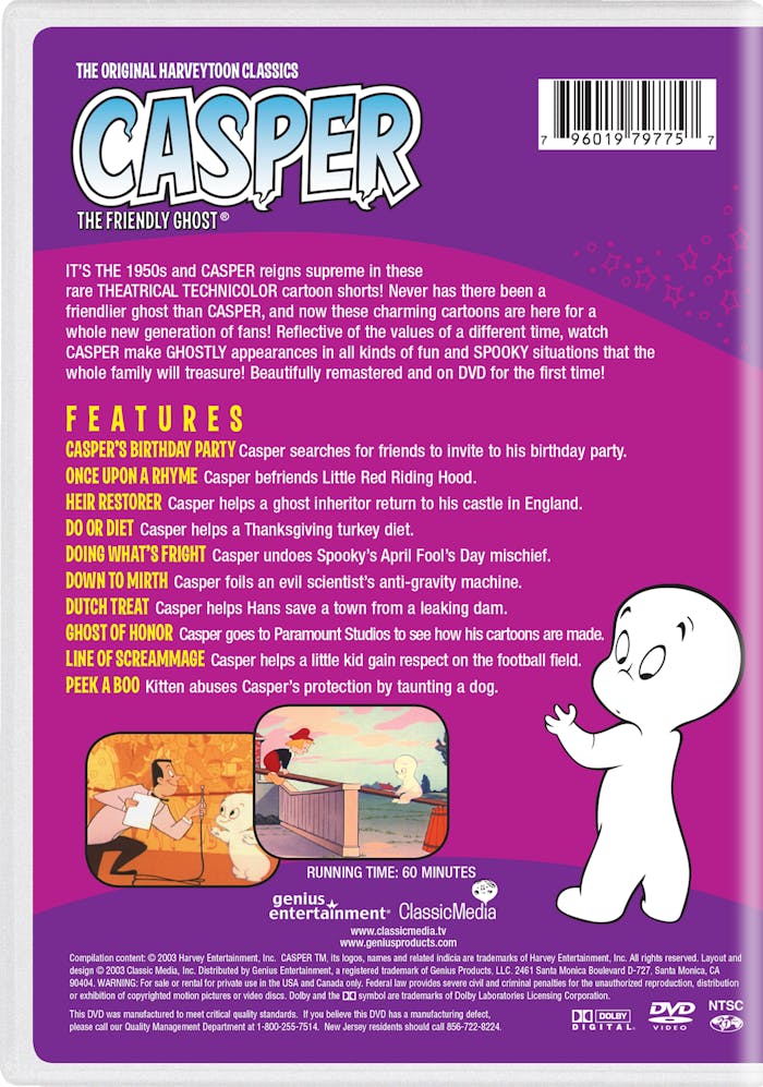 Casper the Friendly Ghost: Peek-a-boo [DVD]