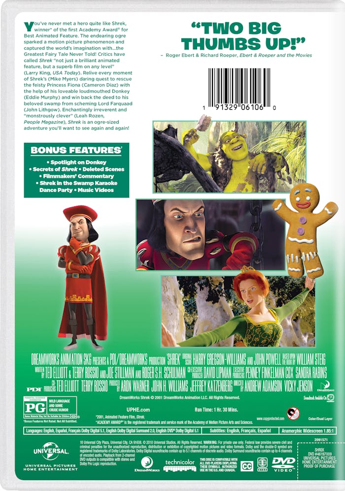 Shrek (2018) (DVD New Box Art) [DVD]