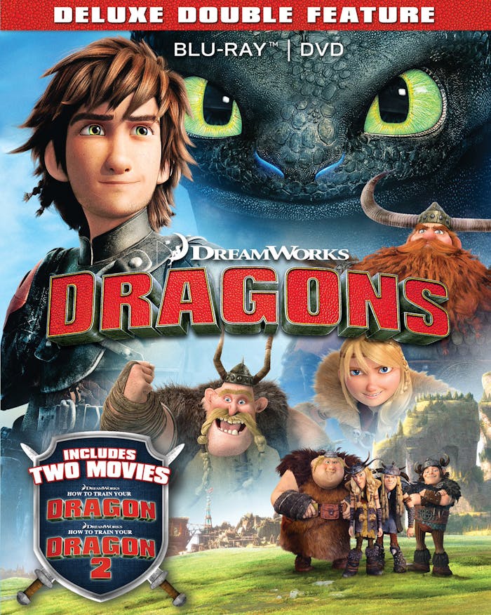 How to Train Your Dragon 1 & 2 (Deluxe Double Feature + Digital) [Blu-ray]