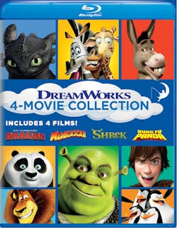 How to Train Your Dragon/Madagascar/Shrek/Kung Fu Panda (Blu-ray Set) [Blu-ray]