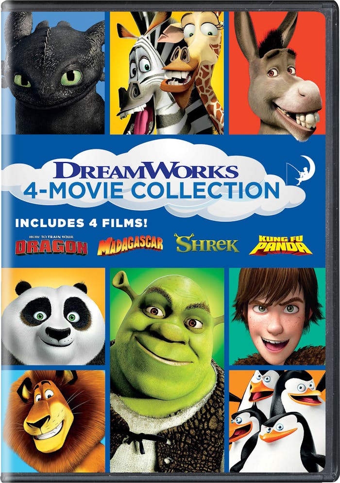 How to Train Your Dragon/Madagascar/Shrek/Kung Fu Panda (DVD Set) [DVD]