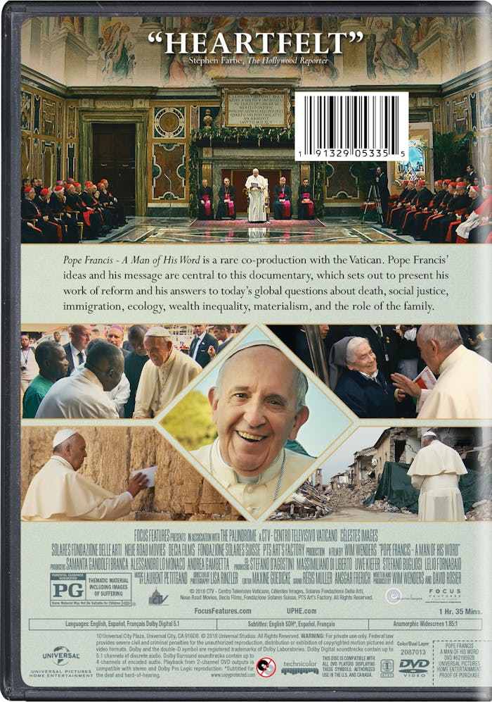 Pope Francis - A Man of His Word [DVD]