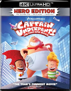 Captain Underpants: The First Epic Movie (4K Ultra HD) [UHD]