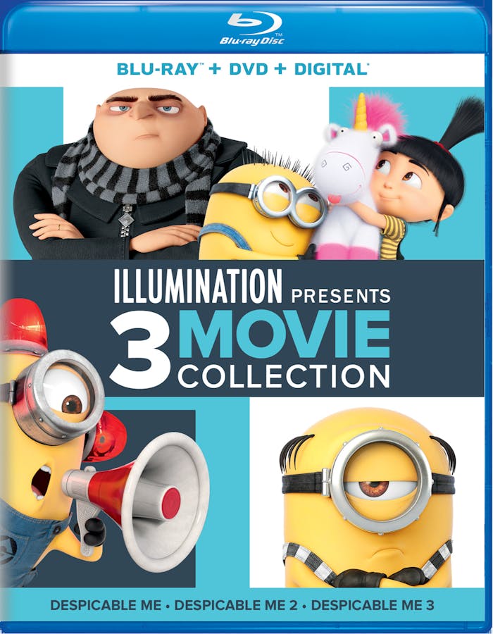Illuminatiion Presents: Despicable Me 3-Movie Collection (DVD + Digital) [Blu-ray]