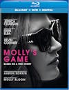 Molly's Game (DVD + Digital) [Blu-ray] - Front