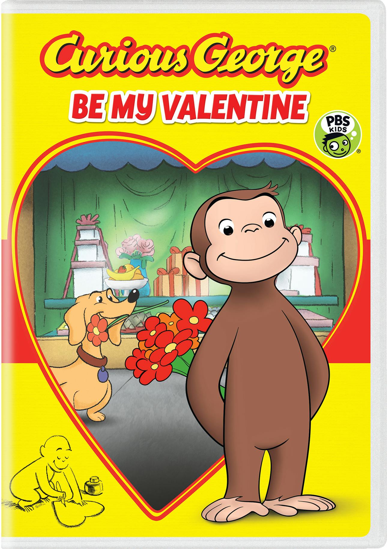 Curious George: Be My Valentine - DVD - Children Movies on DVD - Movies on GRUV