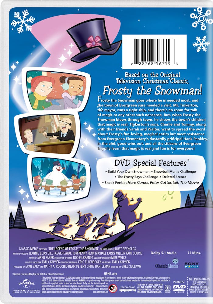 The Legend of Frosty the Snowman [DVD]