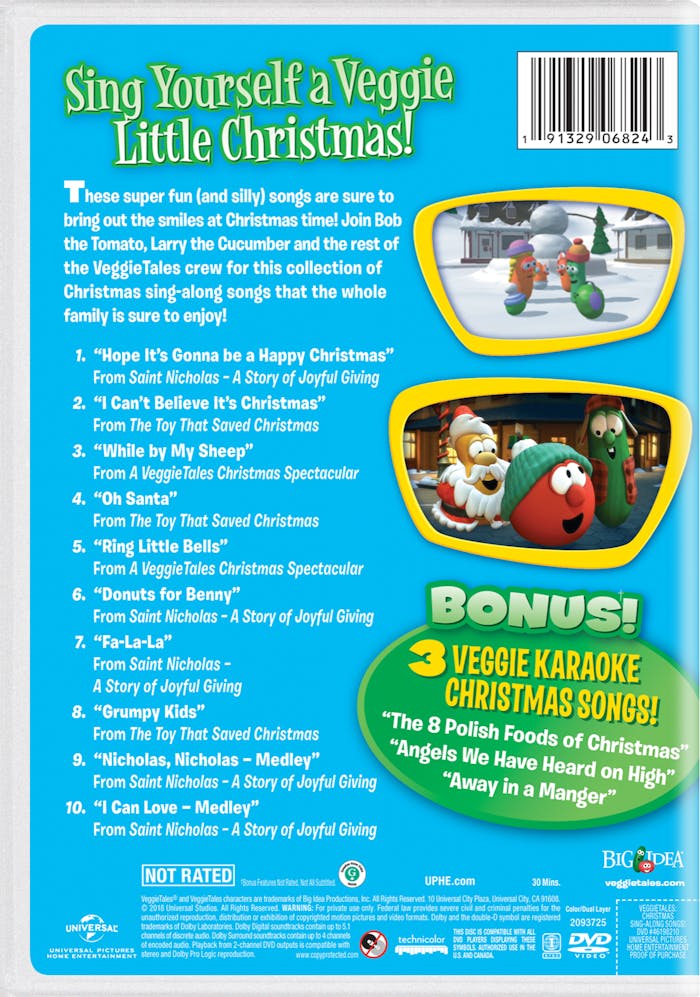 VeggieTales Christmas Sing-along Songs! [DVD]