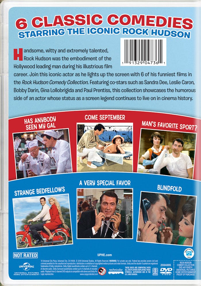 Rock Hudson Comedy Collection (DVD Set) [DVD]