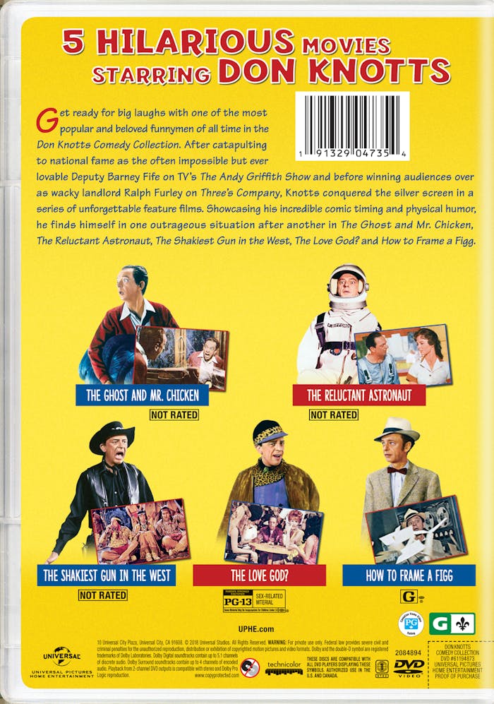 Don Knotts 5-movie Collection (DVD Set) [DVD]