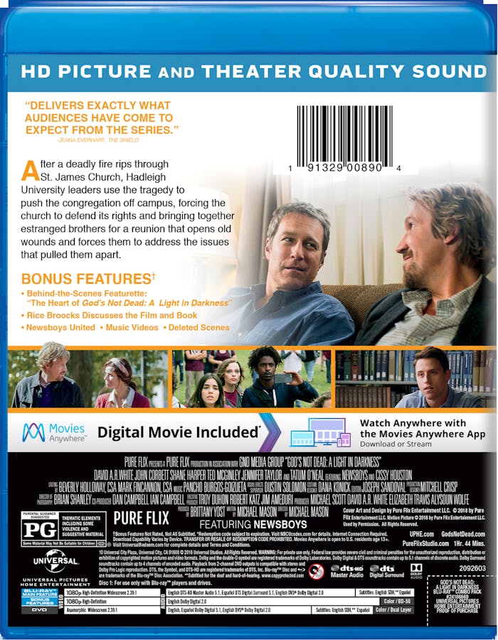 God's Not Dead 3 (DVD + Digital) [Blu-ray]