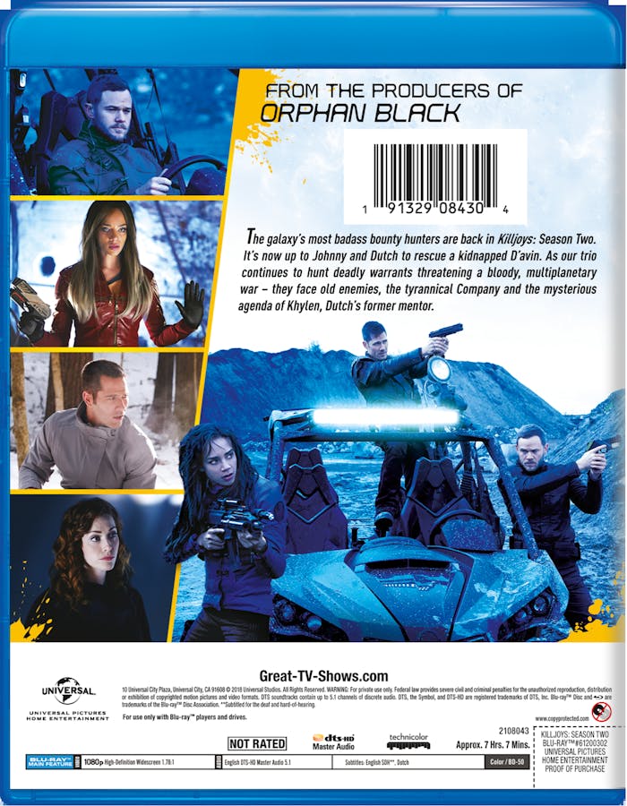 Killjoys: Season Two (Blu-ray New Box Art) [Blu-ray]