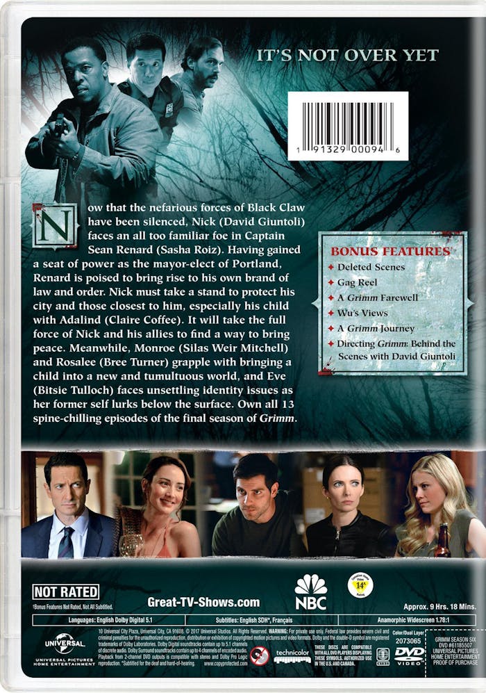 Grimm: Season 6 [DVD]