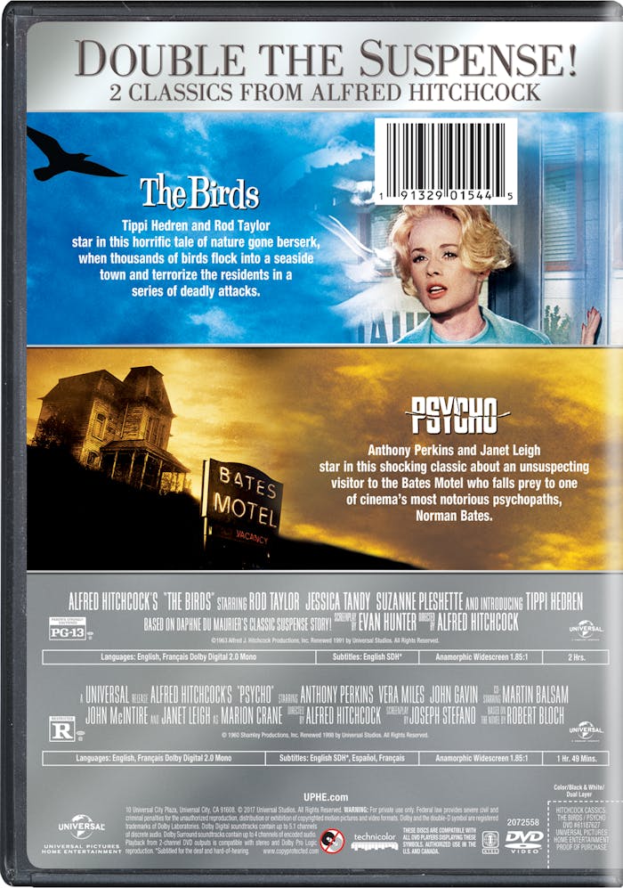 Psycho/The Birds [DVD]