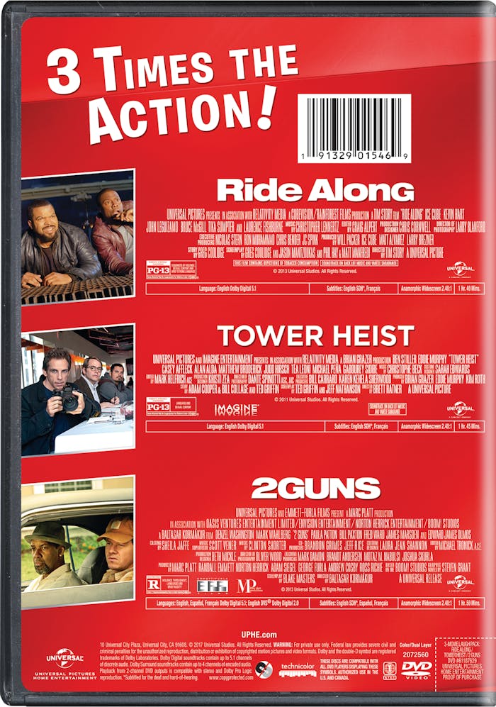Ride Along/Tower Heist/2 Guns (DVD Triple Feature) [DVD]