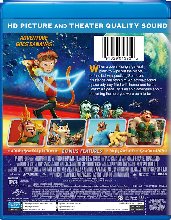 Spark: A Space Tail (DVD) [Blu-ray]
