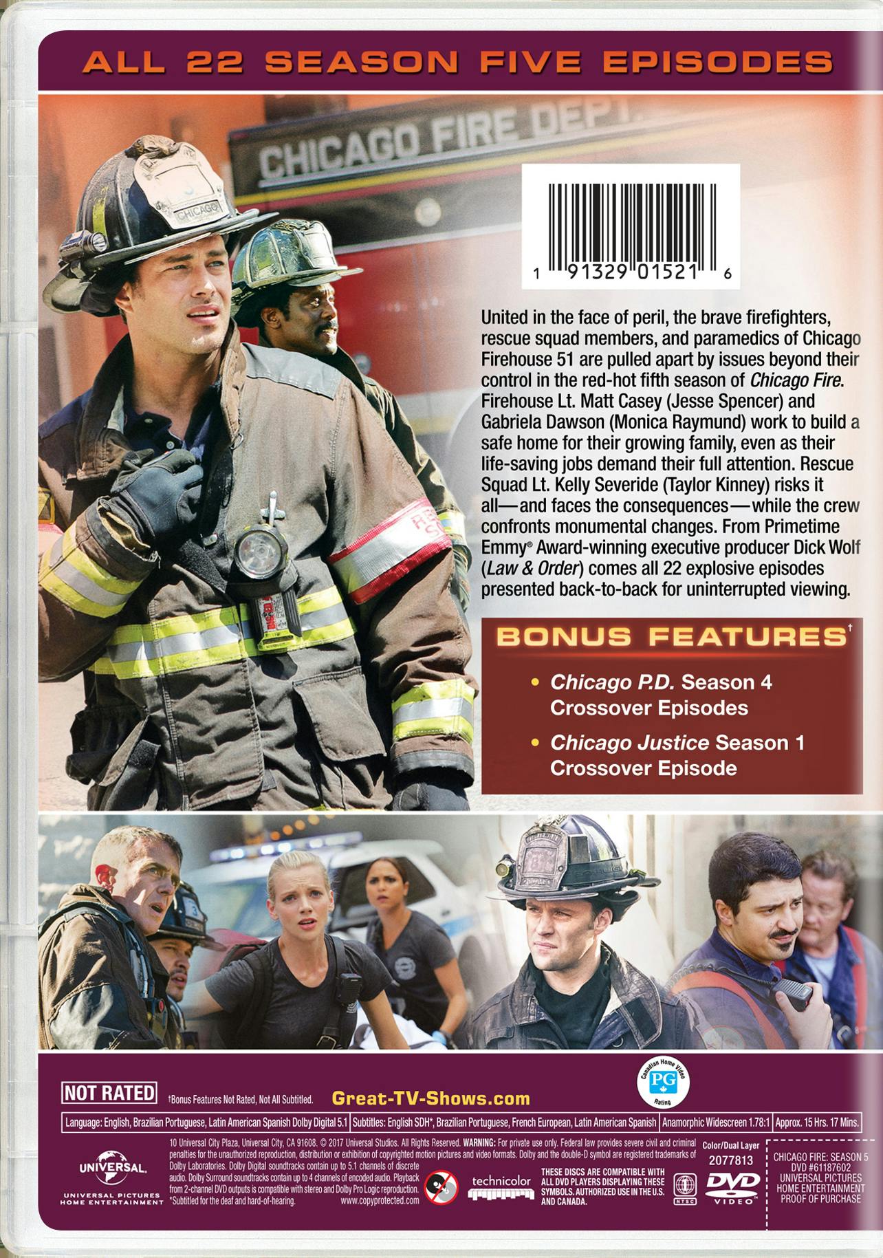 Buy Chicago Fire Season Five DVD GRUV