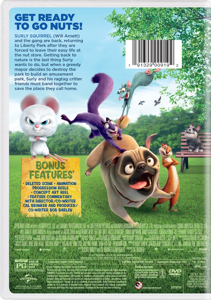 The Nut Job 2 - Nutty By Nature [DVD]