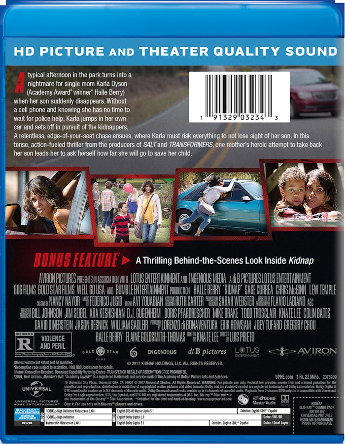 Kidnap (DVD + Digital) [Blu-ray]