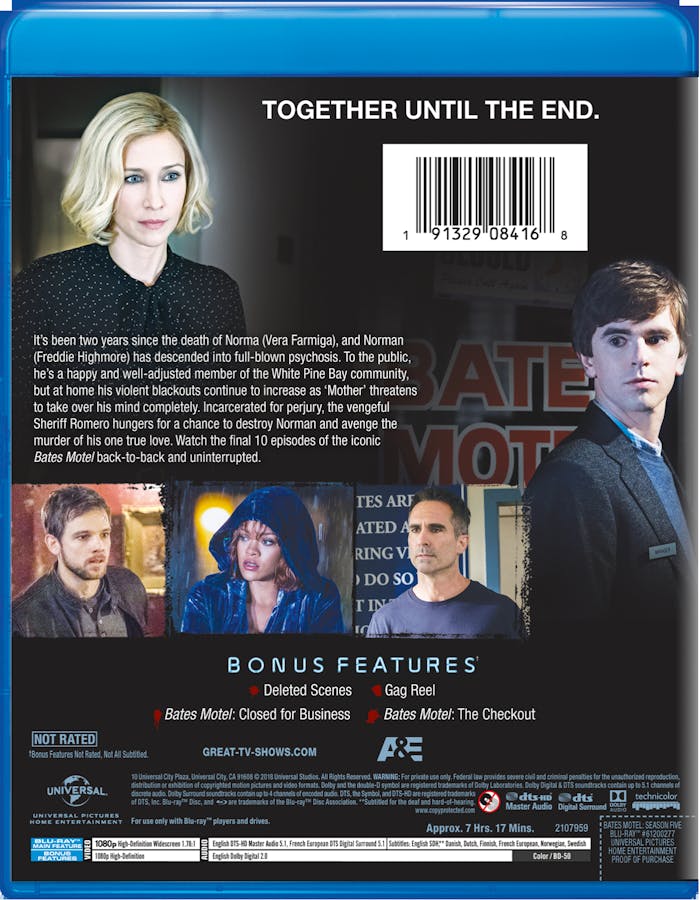 Bates Motel: Season Five (Blu-ray New Box Art) [Blu-ray]