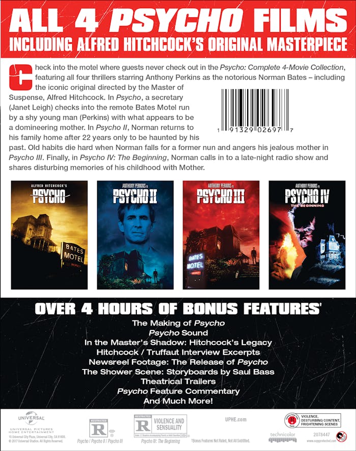 Psycho Collection (Blu-ray Set) [Blu-ray]