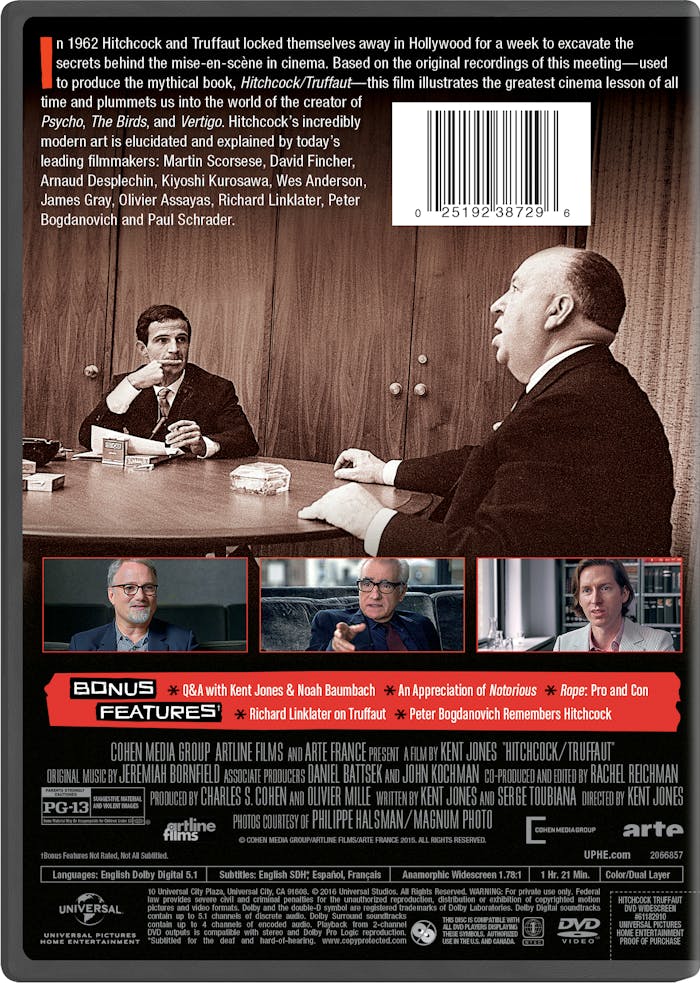 Hitchcock/Truffaut [DVD]