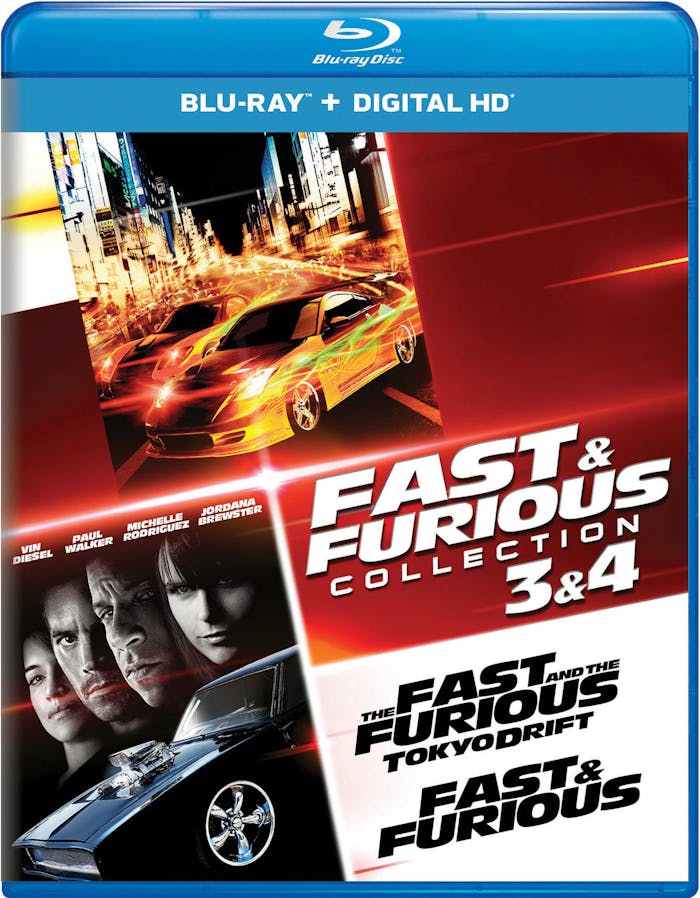 Fast & Furious Collection: 3 & 4 (Blu-ray Double Feature) [Blu-ray]